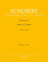 Mass in C Major, Op. 48, D452 Orchestra Scores/Parts sheet music cover